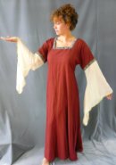 G448: Burnt Sienna 12th century gown