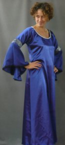 G485: Dark Blue 12th century gown
