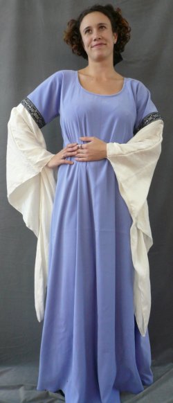 G495:  Lavender 12th Century Gown