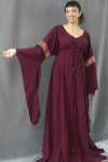 G504: Burgundy 12th century gown