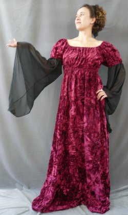 G507: Burgundy Crushed Velvet