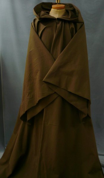 brown obi wan jedi robe