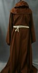 brown linen cotton monks robe