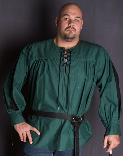 green poet shirt