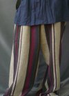 grey striped pants