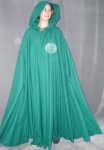1542:  Emerald Green Full Circle Cloak