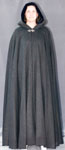 1574: Heathered Grey Full Circle Cloak