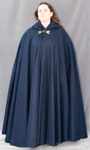 1576: Bright Navy Blue Full Circle Cloak