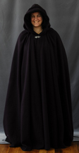 1582: Heathered Green/Grey Full Circle Cloak