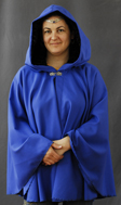 1582: Heathered Green/Grey Full Circle Cloak