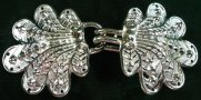 silvertone venus oyster clasp