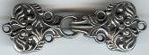 pewter acanthus clasp