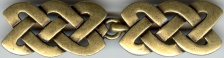 bronzetone pewter celtic knotwork clasp