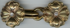 bronze dogwood flower clasp