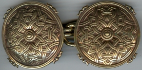 bronze rondelle clasp