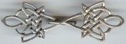 sterling silver celtic lotus clasp