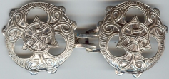 sterling silver celtic shield clasp