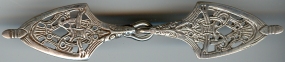 sterling silver crest clasp