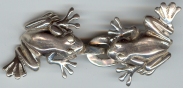 sterling silver frogs clasp