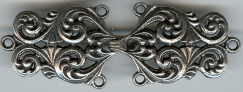 pewter large floretine clasp