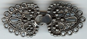 pewter nordic heart clasp