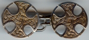 sterling silver celtic cardingham cross clasp