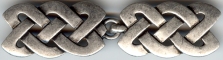 pewter celtic knotwork clasp