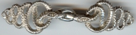 sterling silver twined snakes