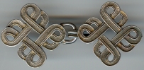 sterling silver st. cadoc's knot clasp
