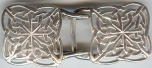 sterling silver celtic square knot