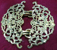 bronze roccille circle clasp