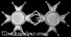 Maltese Cross<br>Small Silvertone