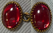 Gem - Cabochon Red Glass