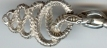 Twined Snakes Single - Silver