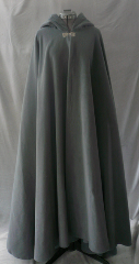 Cloak:1780, Cloak Style:Full Circle Cloak, Cloak Color:Grey, Fiber / Weave:WindPro Fleece, Cloak Clasp:Nordic Block, Hood Lining:Unlined, Back Length:53", Neck Length:23", Seasons:Winter, Fall, Spring.