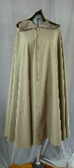 Cloak:2046, Cloak Style:Full Circle Cloak, Cloak Color:Sage Green, Fiber / Weave:Wool lycra blend, Cloak Clasp:Bavarian - Silvertone, Hood Lining:Unlined, Back Length:44.5", Neck Length:20", Seasons:Fall, Spring, Summer, Note:This light sage greencloak is made of a lightweight wool blend usually used for elegant suits.<br> Dry clean..