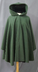Cloak:2376, Cloak Style:Cape / Ruana, Cloak Color:Deep Olive Green, Fiber / Weave:WindPro Fleece, Cloak Clasp:Celtic Spirals, Hood Lining:Self-lining, Back Length:36", Neck Length:21", Seasons:Winter, Fall, Spring, Note:Luxurious, functional, and economically friendly!<br>This jacket- length windpro cloak blocks more wind than a basic fleece<br>and has a water-repelling outer finish! It's perfect<br>for early winters and cold, rainy, windy climates.<br>Machine washable cold gentle, tumble dry low.<br>Throw it on and go!.