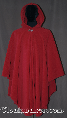 Cloak:2669, Cloak Style:Cape / Ruana, Cloak Color:Rose Red, Fiber / Weave:Honeycomb Surface Fleece, Cloak Clasp:Vale, Hood Lining:Unlined, Back Length:47", Neck Length:23", Seasons:Southern Winter, Fall, Spring, Note:A cross between a cape and a cloak, a ruana<br>is a great way to keep warm while<br>frequent, unhindered use of your arms <br>is needed. Ruanas make great driving cloaks!<br>This Ruana is extra long (34")<br>over the shoulders for even more coverage.<br>Machine washable cold gentle, tumble dry low.<br>Throw it on and go!.