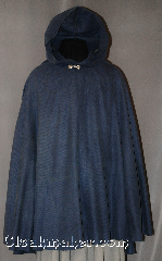 Cloak:2865, Cloak Style:Full Circle Short Cloak, Cloak Color:Slate Blue patterned, Fiber / Weave:Poly Nylon, Cloak Clasp:Alpine Knot - Silvertone, Hood Lining:Unlined, Back Length:36", Neck Length:18", Seasons:Spring, Fall, Note:Water beads off!<br>This cloak is practically weightless.<br>This water resistant cloak protects<br>while still allowing for movement<br>and easy storage, yet still is an<br>elegant addition to evening wear..