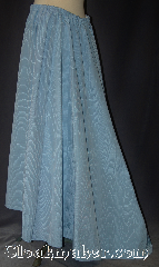 Skirt:K359, Skirt Color:Blue, Skirt Style:Long Asymmetric<br>Blue Shimmer/Wood<br>pattern<br>(watermark fabric), Fiber:Moire Taffeta, Length:37"-42", Waist:36".