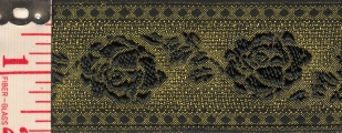 antique gold tapestry roses trim