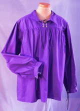 purple men's shirt