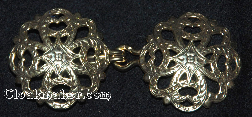 Filigree Quatrefoil<br>Antique Gold Plated