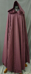 Cloak:2577, Cloak Style:Full Circle Cloak, Cloak Color:Burgundy tone on tone dot pattern, Fiber / Weave:Cotton Jacquard, Cloak Clasp:Vale, Hood Lining:Unlined, Back Length:61", Neck Length:20", Seasons:Summer, Fall, Spring.