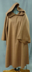 Robe:R173, Robe Style:Jedi Robe Episode I Obi-Wan, Robe Color:Brown, Front/Collar:Hooded with black hook and eye, Approx. Size:10 years to Small Adult, Fiber:Fleece, Neck:22", Sleeve:31", Chest:Fits up to 44", Length:48".