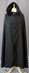 Robe:R194, Robe Style:Luke Skywalker, Episode 6, Robe Color:Black, Front/Collar:Hooded with Antiquity clasp, Approx. Size:Youth 8-12 years old, Fiber:Moleskin (polyester), Neck:20", Chest:26" - 36", Length:49".