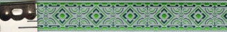 Green
                          on Green diamond garment trim